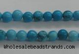 CTG441 15.5 inches 3mm round tiny natural turquoise beads wholesale