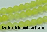 CTG58 15.5 inches 2mm round tiny dyed white jade beads wholesale