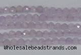 CTG621 15.5 inches 2mm faceted round lavender amethyst beads