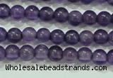 CTG73 15.5 inches 3mm round grade A tiny amethyst beads wholesale