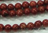 CTG75 15.5 inches 3mm round tiny red brick beads wholesale