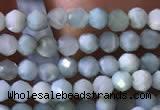 CTG768 15.5 inches 2mm faceted round tiny larimar gemstone beads