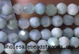 CTG769 15.5 inches 3mm faceted round tiny larimar gemstone beads