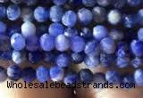 CTG778 15.5 inches 2mm faceted round tiny sodalite beads wholesale