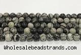 CTJ413 15.5 inches 10mm round black water jasper gemstone beads wholesale