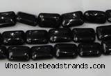 CTO125 15.5 inches 10*14mm rectangle black tourmaline beads