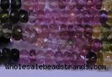 CTO302 15.5 inches 2*3mm faceted rondelle tourmaline beads