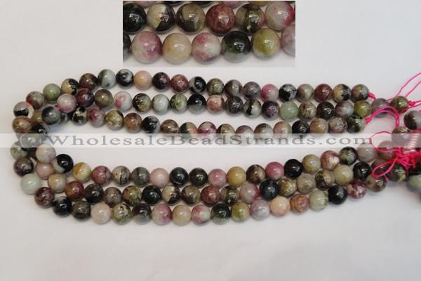 CTO352 15.5 inches 10mm round natural tourmaline gemstone beads