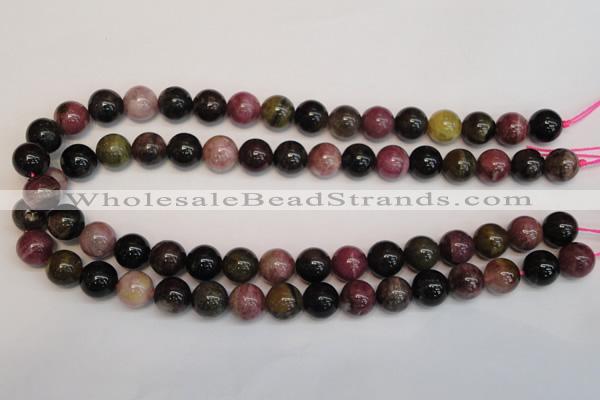 CTO360 15.5 inches 12mm round natural tourmaline gemstone beads