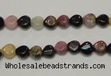 CTO39 15.5 inches 7*7mm heart natural tourmaline beads wholesale