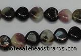 CTO40 15.5 inches 10*10mm heart natural tourmaline beads wholesale