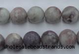 CTO484 15.5 inches 12mm faceted round pink tourmaline gemstone beads