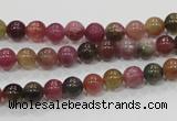 CTO62 15.5 inches 6mm round natural tourmaline gemstone beads