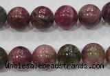 CTO66 15.5 inches 12mm round natural tourmaline gemstone beads