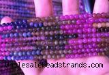 CTO665 15.5 inches 4mm round natural tourmaline gemstone beads