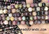 CTO672 15.5 inches 8mm round natural tourmaline beads wholesale