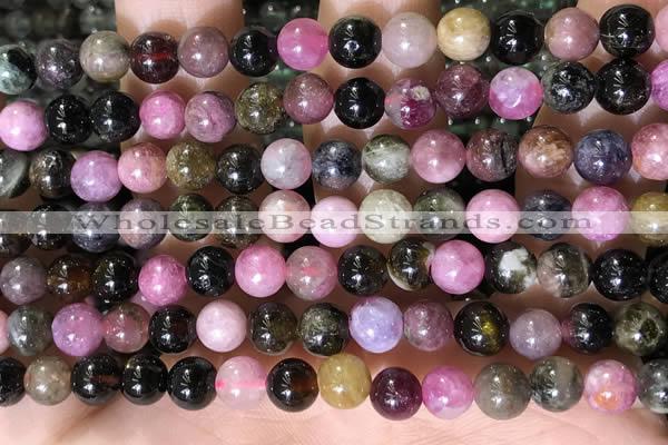 CTO687 15.5 inches 6mm round tourmaline beads wholesale