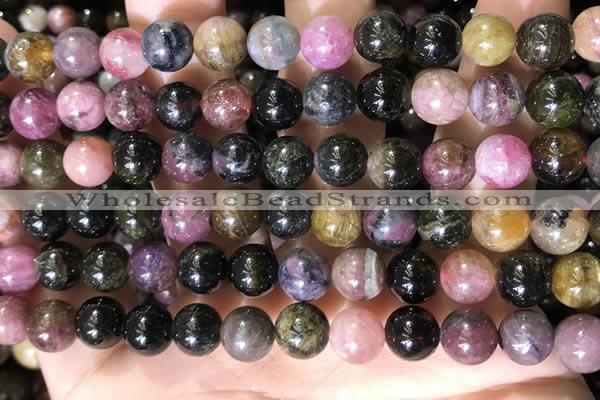 CTO688 15.5 inches 8mm round tourmaline beads wholesale