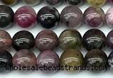 CTO730 15 inches 6mm round tourmaline gemstone beads