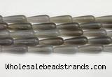 CTR410 15.5 inches 10*30mm teardrop agate beads wholesale