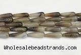 CTR413 15.5 inches 10*30mm teardrop agate beads wholesale