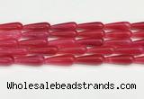 CTR419 15.5 inches 10*30mm teardrop agate beads wholesale