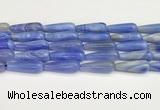 CTR425 15.5 inches 10*30mm teardrop agate beads wholesale