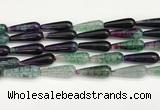 CTR430 15.5 inches 10*30mm teardrop agate beads wholesale