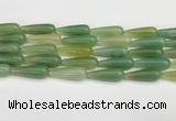 CTR431 15.5 inches 10*30mm teardrop agate beads wholesale