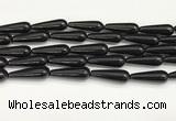 CTR435 15.5 inches 10*30mm teardrop agate beads wholesale