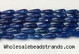 CTR442 15.5 inches 8*20mm faceted teardrop agate beads wholesale