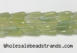 CTR459 15.5 inches 10*30mm faceted teardrop agate beads wholesale