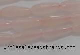 CTR74 15.5 inches 6*16mm faceted teardrop pink aventurine beads