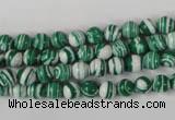 CTU1126 15.5 inches 6mm round synthetic turquoise beads wholesale