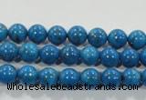 CTU1622 15.5 inches 8mm round synthetic turquoise beads