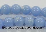 CTU1736 15.5 inches 14mm round synthetic turquoise beads