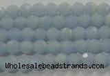 CTU1741 15.5 inches 4mm faceted round synthetic turquoise beads