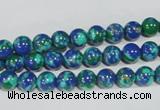 CTU1812 15.5 inches 6mm round synthetic turquoise beads