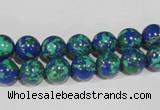 CTU1813 15.5 inches 8mm round synthetic turquoise beads