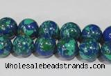 CTU1814 15.5 inches 10mm round synthetic turquoise beads