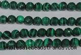 CTU1822 15.5 inches 6mm faceted round synthetic turquoise beads