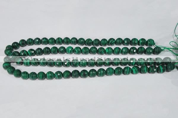 CTU1823 15.5 inches 8mm faceted round synthetic turquoise beads