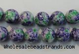 CTU2153 15.5 inches 10mm round synthetic turquoise beads