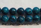 CTU2413 15.5 inches 10mm round synthetic turquoise beads