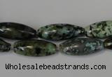 CTU2468 15.5 inches 8*20mm rice African turquoise beads wholesale