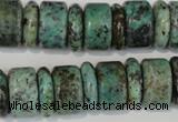 CTU2470 15.5 inches 5*16mm & 10*16mm rondelle African turquoise beads