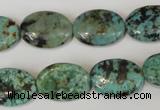 CTU2476 15.5 inches 13*18mm oval African turquoise beads wholesale