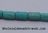 CTU25 15.5 inches 18*25mm rectangle blue turquoise beads Wholesale