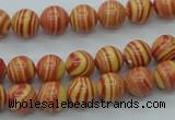 CTU286 16 inches 8mm round imitation turquoise beads wholesale