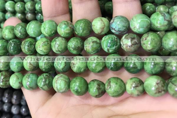 CTU3034 15.5 inches 12mm round South African turquoise beads